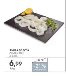 Supermercados Plaza Anilla de pota origen perú oferta