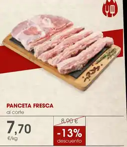 Supermercados Plaza Panceta fresca oferta