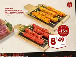 Supermercados Plaza Pincho moruno adobado o al estilo andaluz oferta