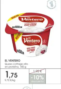 Supermercados Plaza EL VENTERO Queso cottage alto en proteína oferta