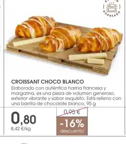 Supermercados Plaza Croissant choco blanco oferta