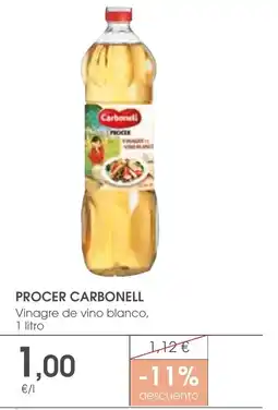 Supermercados Plaza PROCER CARBONELL Vinagre de vino blanco oferta