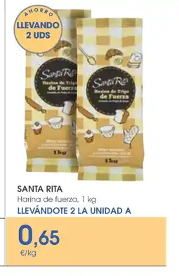 Supermercados Plaza SANTA RITA Harina de fuerza oferta
