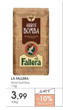 Supermercados Plaza LA FALLERA Arroz bomba oferta