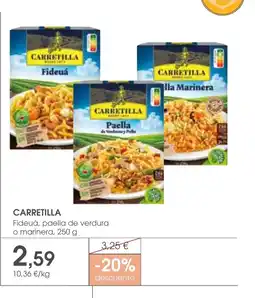 Supermercados Plaza CARRETILLA Fideuá, paella de verdura o marinera oferta