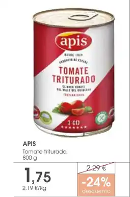 Supermercados Plaza APIS Tomate triturado oferta