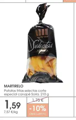 Supermercados Plaza MARTIRELO Patatas fritas selectas corte especial canapé Soria oferta