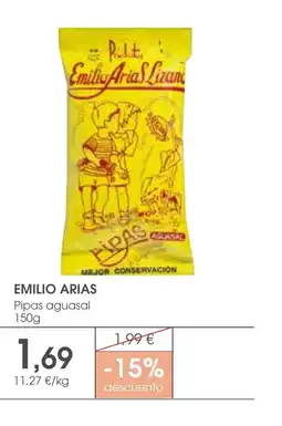 Supermercados Plaza EMILIO ARIAS Pipas aguasal oferta