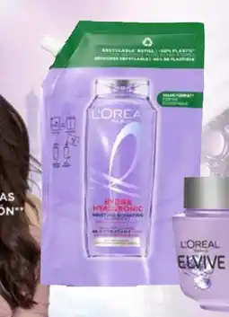 Supermercados Plaza ELVIVE HIDRA HIALURÓNICO Sérum rellenador para pelo deshidratado dosificador oferta
