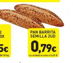 Hiperber Pan barrita semilla 2ud oferta