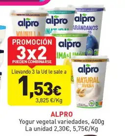 Hiperber ALPRO Yogur vegetal variedades oferta