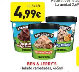Hiperber BEN & JERRY'S Helado variedades oferta