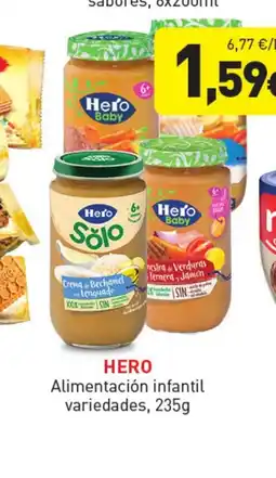 Hiperber HERO Alimentación infantil variedades oferta