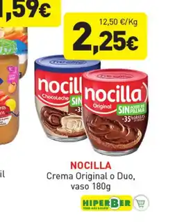 Hiperber NOCILLA Crema Original o Duo, vaso oferta