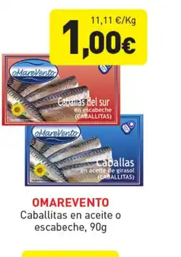 Hiperber OMAREVENTO Caballitas en aceite o escabeche oferta
