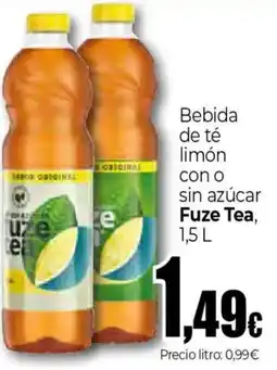 Unide Market FUZE TEA Bebida de té limón con o sin azúcar oferta