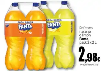 Unide Market FANTA Refresco naranja o limón oferta