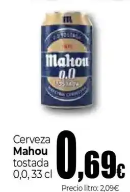 Unide Market MAHOU Cerveza tostada 0,0, oferta