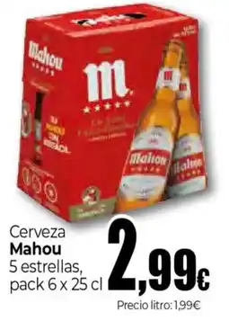 Unide Market MAHOU Cerveza 5 estrellas oferta