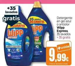 Unide Market WIPP EXPRESS Detergente en gel azul o antiolor oferta