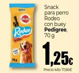 Unide Market PEDIGREE Snack para perro Rodeo con buey oferta