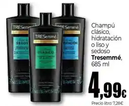 Unide Market TRESEMME Champú clásico, hidratación o liso y sedoso oferta