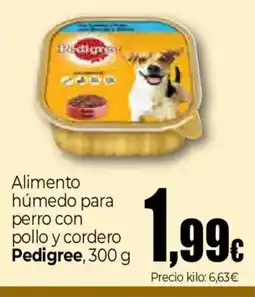 Unide Market PEDIGREE Alimento húmedo para perro con pollo y cordero oferta