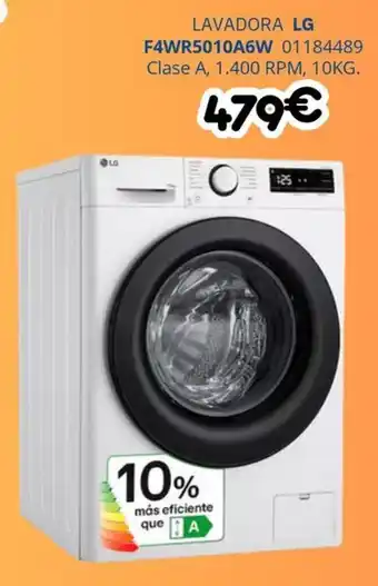 LG Lavadora f4wr5010a6w