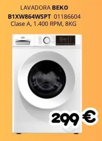 BEKO Lavadora b1xw864wspt
