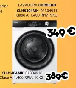 Master Cadena CORBERO Lavadora clh9404mk oferta