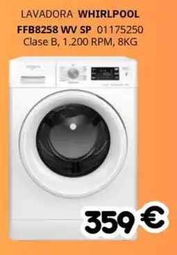 Master Cadena WHIRLPOOL Lavadora ffb8258 wv sp oferta