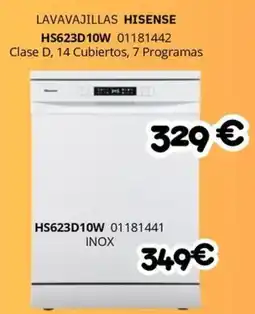 Master Cadena HISENSE Lavavajillas hs623d10w oferta