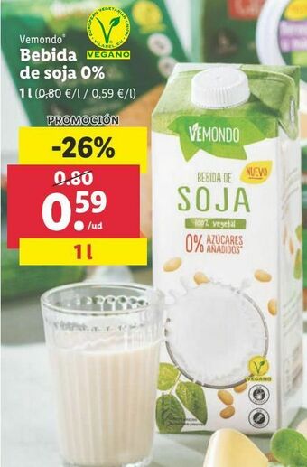 Lidl Bebida de soja oferta
