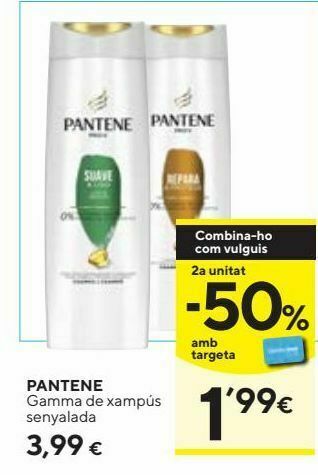 Caprabo Champú pantene oferta