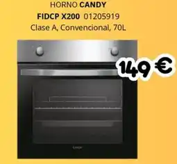 Master Cadena CANDY Horno fidcp x200 oferta