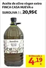 Alcampo Suroliva - aceite de oliva virgen extra oferta