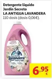Alcampo Antigua usanza - detergente líquido jardín secreto oferta