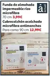 Alcampo Cubrecolchón acolchado microfibra antimanchas oferta