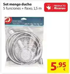 Alcampo Auchan - set mango ducha oferta