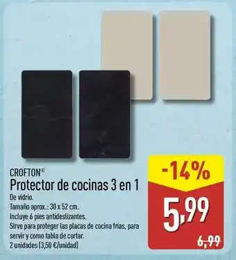 Crofton - protector de cocinas 3 en 1
