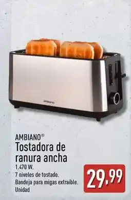 ALDI Ambiano - tostadora de ranura ancha oferta