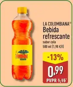 ALDI La colombiana - bebida refrescante oferta
