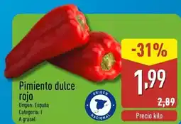 ALDI Pimiento dulce rojo oferta