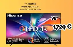 Master Cadena HISENSE Tv 98 98e7q oferta