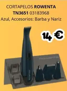 Master Cadena ROWENTA Cortapelos oferta