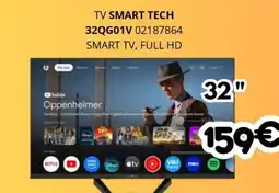 Master Cadena SMART TECH Tv 32qg01v 02187864 smart tv, full hd oferta