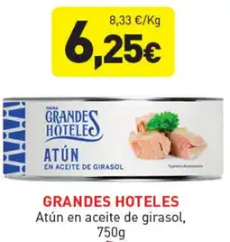 Hiperber GRANDES HOTELES Atún en aceite de girasol oferta