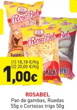 Hiperber ROSABEL Pan de gambas, Ruedas o Cortezas trigo oferta