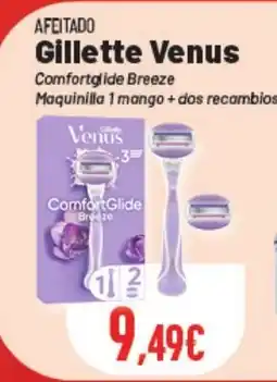 Hiperber GILLETTE VENUS Afeitado comfortglide breeze maquinilla 1 mango+dos recambios oferta