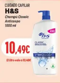 Hiperber H&S Cuidado capilar champú classic anticaspa oferta